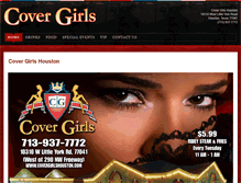 Tablet Screenshot of covergirlshouston.com